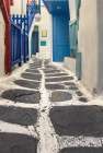 Mykonos Street, Greece Art Print